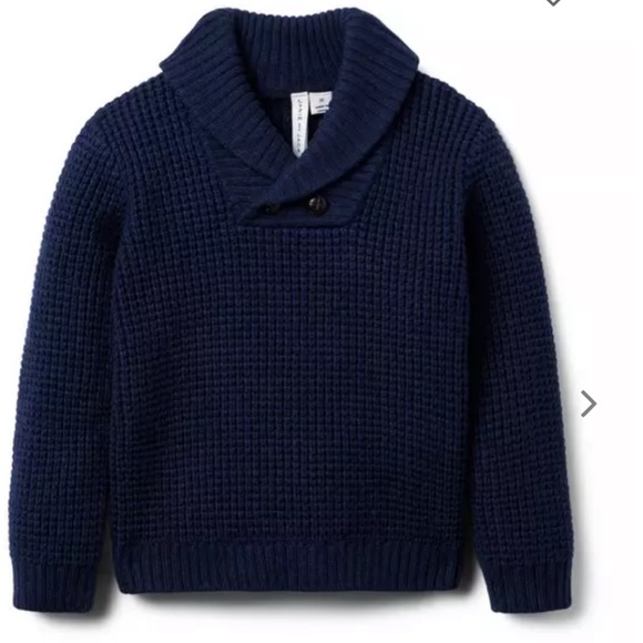 NWT - Janie and Jack Textured Shawl Collar Sweater - Picture 1 of 4